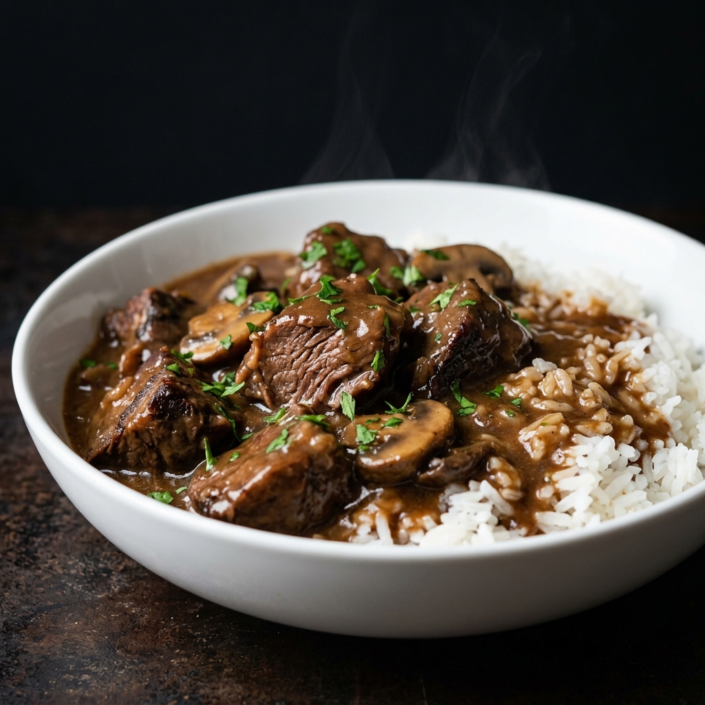 No Peek Beef Tips